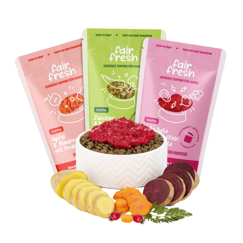 FAiRFRESH Vital-Toppings - Die neue Klasse der Frische: Toppings, die den Napf lebendig machen