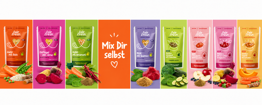 Mixpakete aus Lieblingsmenü und gesundem Topping selbst zusammenstellen!