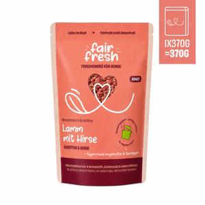 Lamm mit Hirse & Birne - Alleinfutter sensitive Hunde