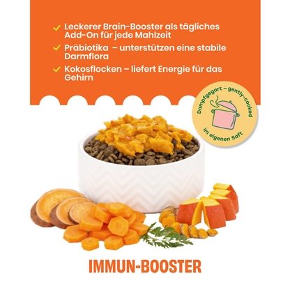 FAiRFRESH Karotten Kürbis Schüssel – Gemüse-Stücke frisch dampfgegart Serving Suggestion